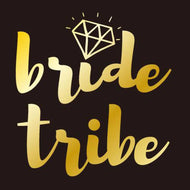 5-Piece Gold Waterproof “Team Bride” Temporary Tattoo Set – Bachelorette Party Supplies