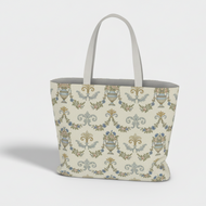 Ivory Regency Oversized Market Tote - Bridgerton Inspired Gift for her