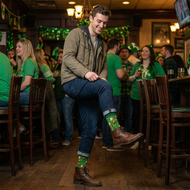 Unisex St. Patrick’s Day Beer & Lucky Charms Crew Socks