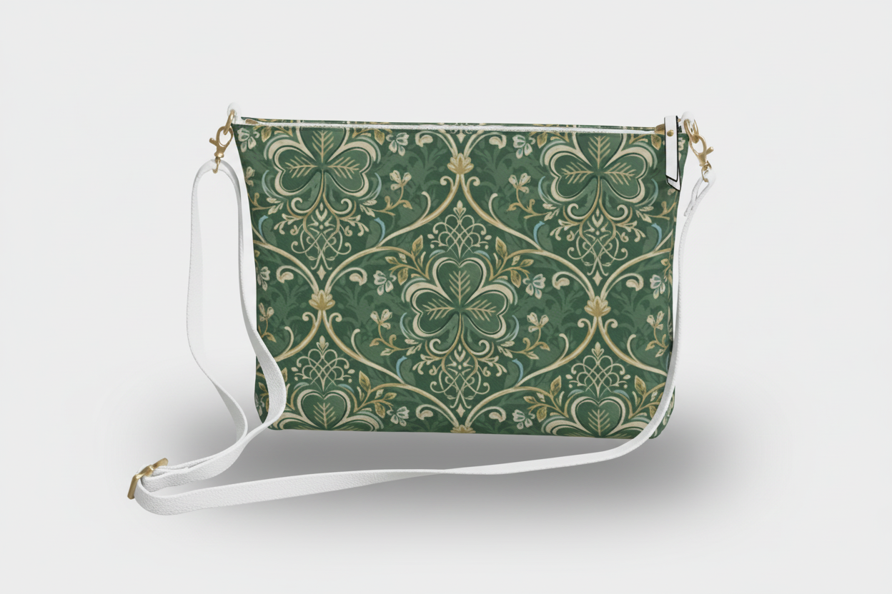 Regency Clover Crossbody Purse - St. Patrick's Day or Birthday Gift