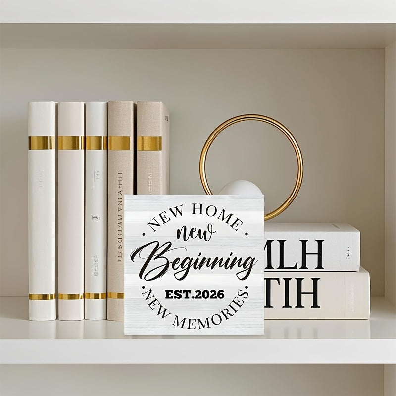 New Home Gift Acrylic Sign | Closing Gift for Home Buyers | Realtor Client Gift