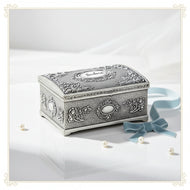 Personalized Vintage Ring Box | Small Custom Name Jewelry Box | Bridesmaid Gift