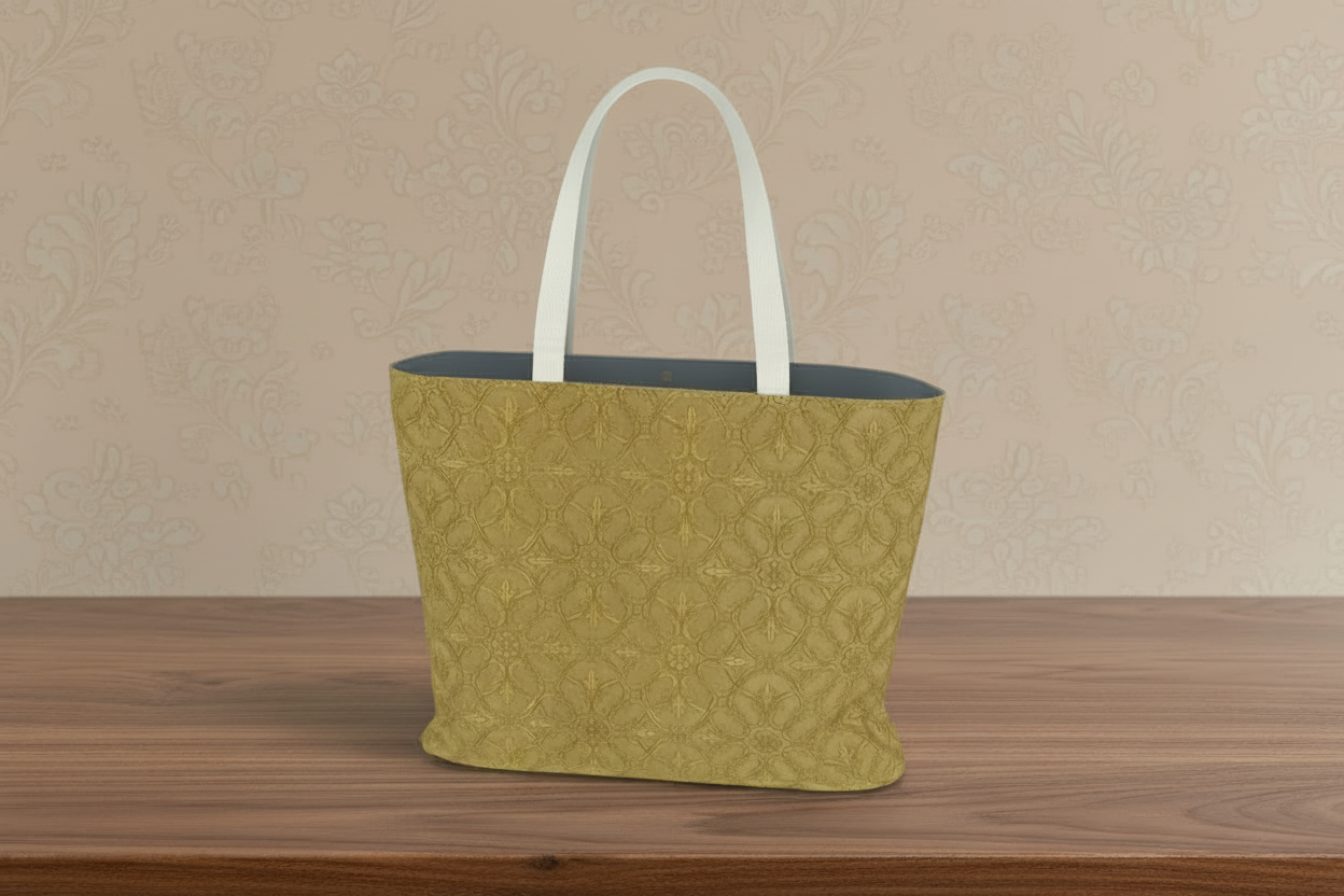 Gold Regency Large Tote Bag