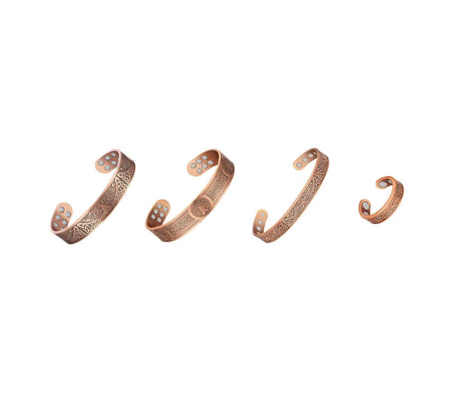 Tree of Life Copper Magnetic Bracelet – Celtic Copper Cuff