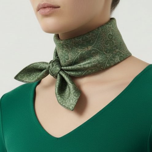 Regency Shamrock Scarf - 10"x45"