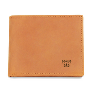 Bonus Dad Leather Wallet for Stepfather | Father's Day Gift for Stepdad | Birthday Present