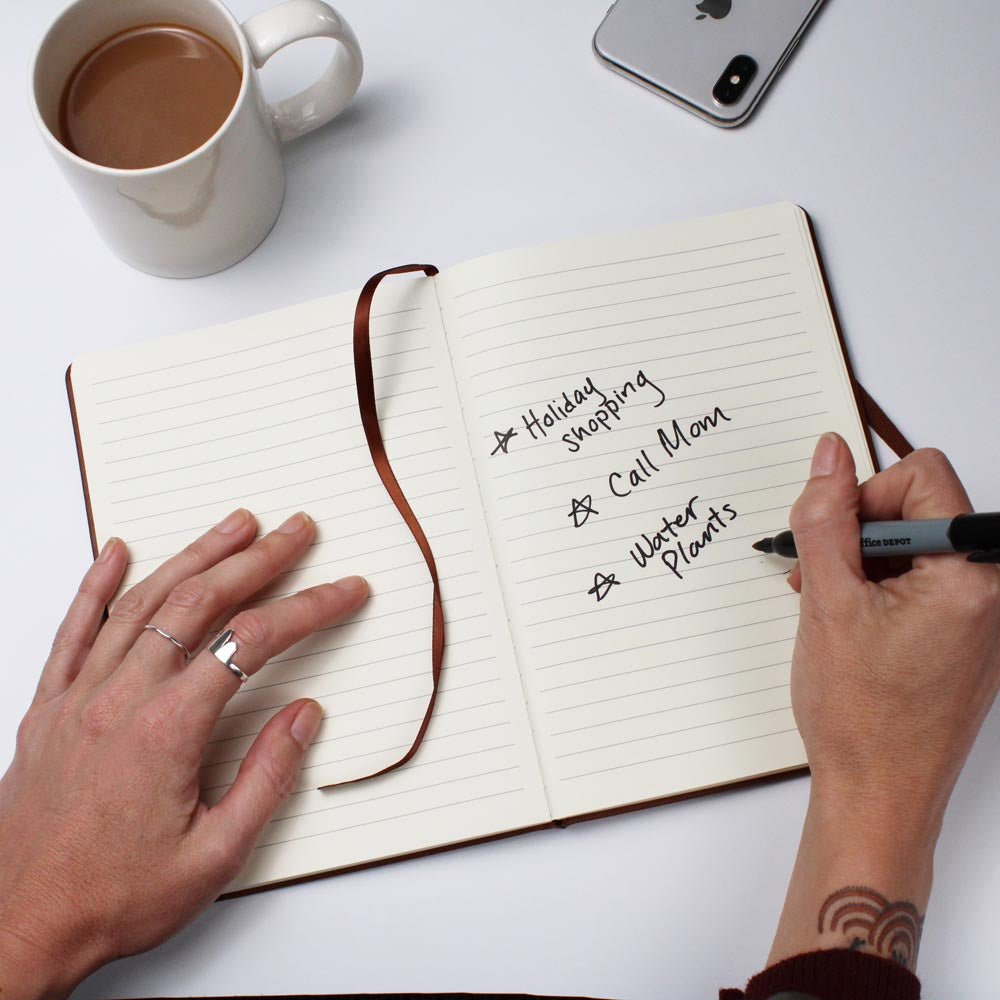 Personalized "Groomsman Thank You" - Vegan Leather Bound Journal Gift