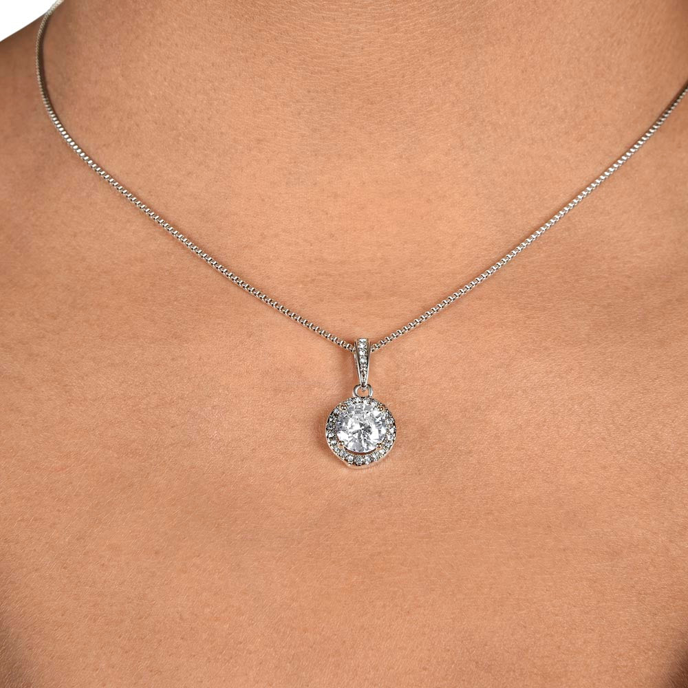 Bridesmaid Eternal Hope Necklace | CZ Wedding Party Thank You Gift