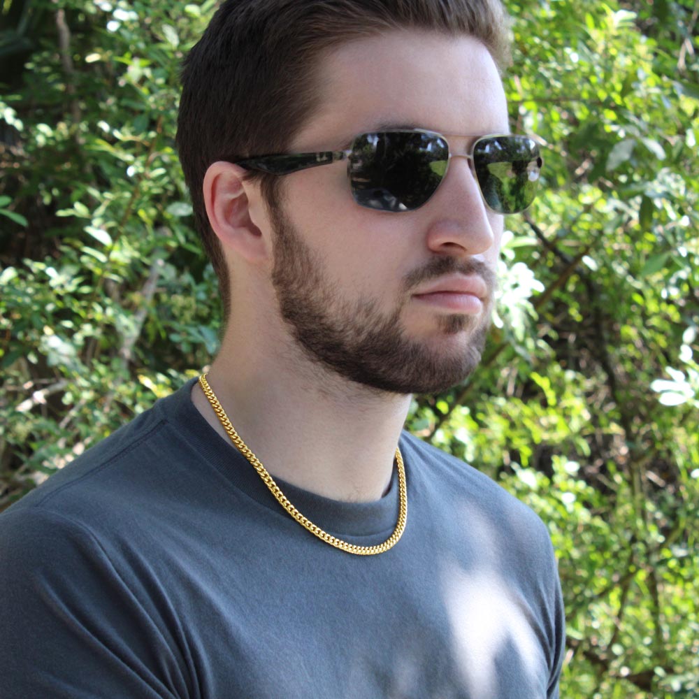 Cuban Link Chain Necklace with Gift Box | Sentimental Birthday Gift for Significant Other | 18"-22"