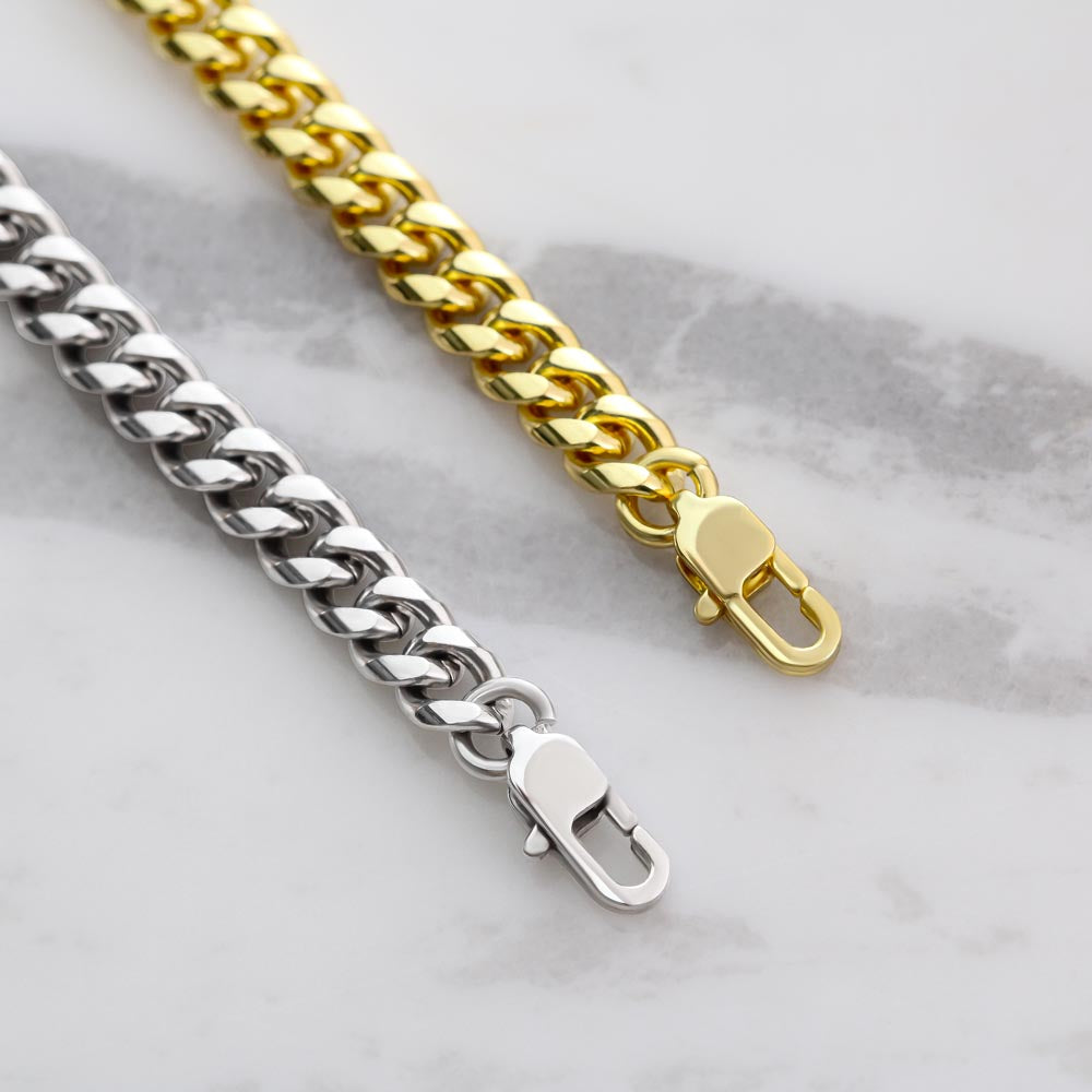 Cuban Link Chain Necklace with Gift Box | Sentimental Birthday Gift for Significant Other | 18"-22"