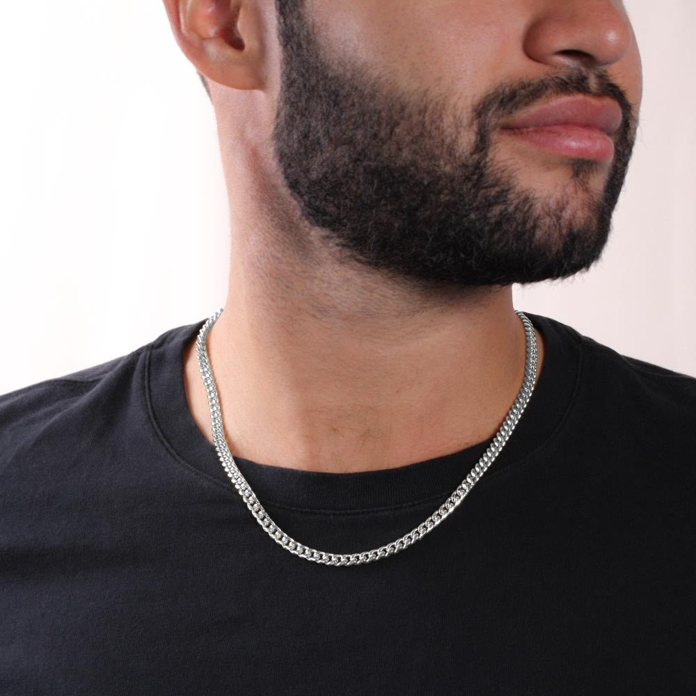Cuban Link Chain Necklace with Gift Box | Sentimental Birthday Gift for Significant Other | 18"-22"