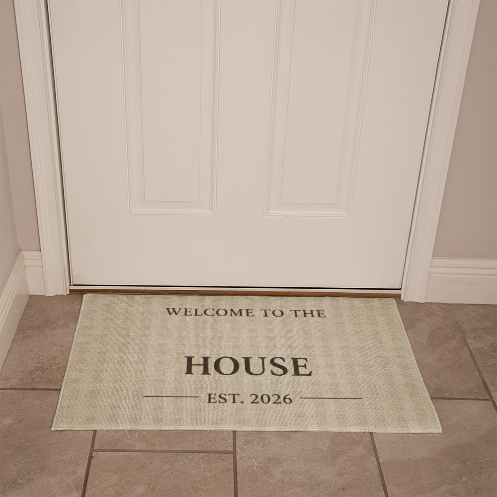 Personalized Welcome Mat | Housewarming Gift, Wedding Gift