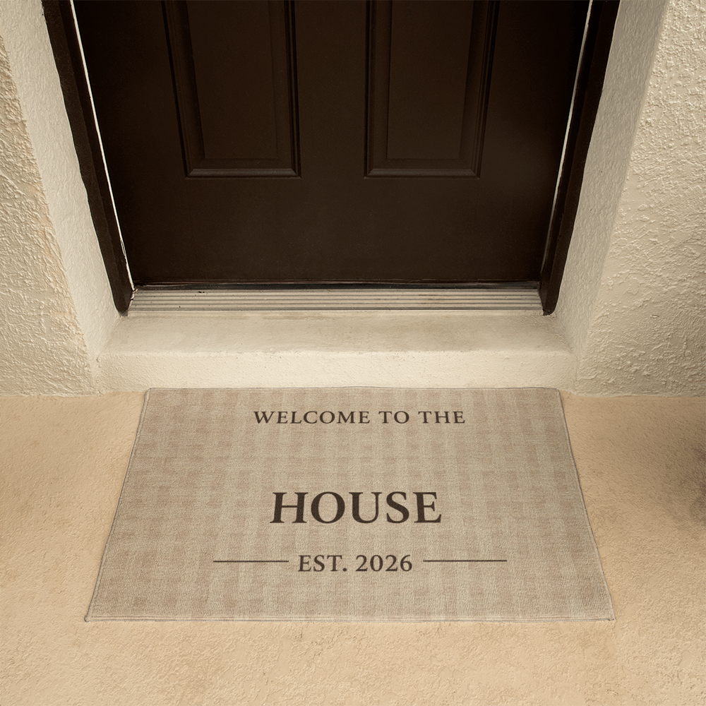 Personalized Welcome Mat | Housewarming Gift, Wedding Gift