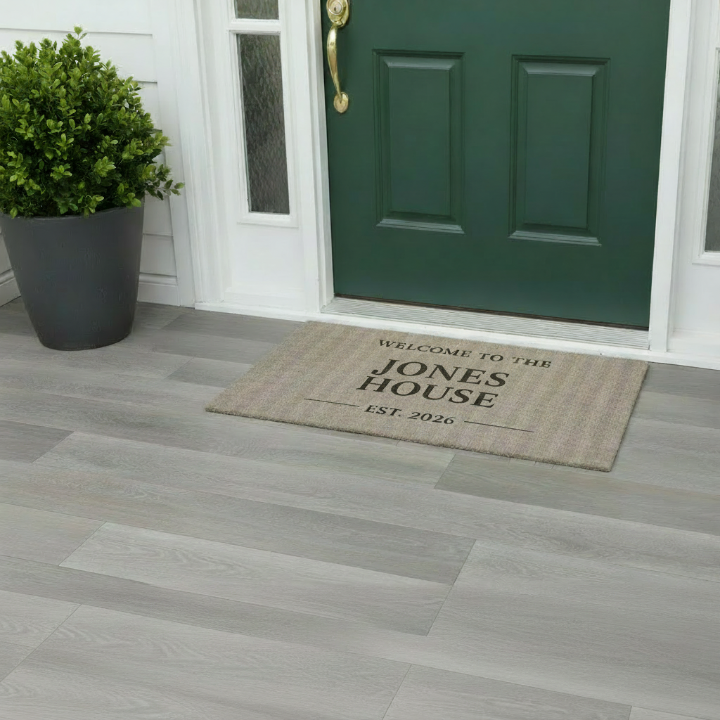 Personalized Welcome Mat | Housewarming Gift, Wedding Gift