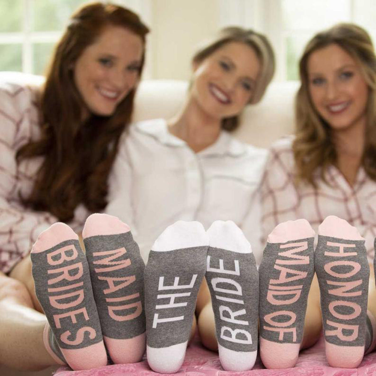 Wedding Party Socks - Bride, Maid of Honor, Bridesmaid
