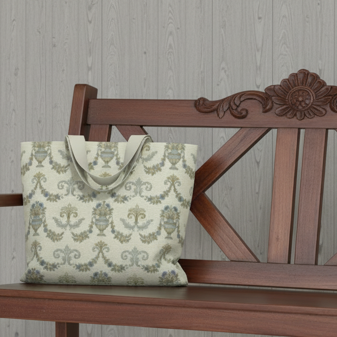 Ivory Regency Oversized Market Tote - Bridgerton Inspired Gift for her
