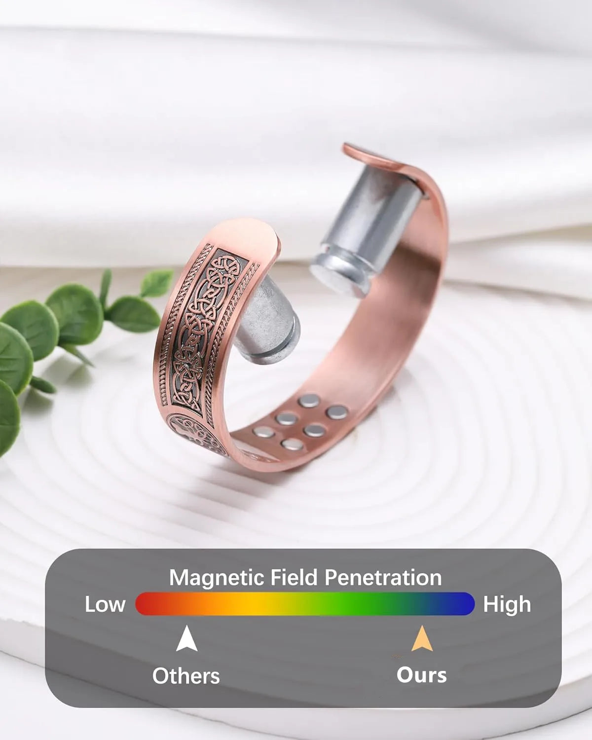 Tree of Life Copper Magnetic Bracelet – Celtic Copper Cuff